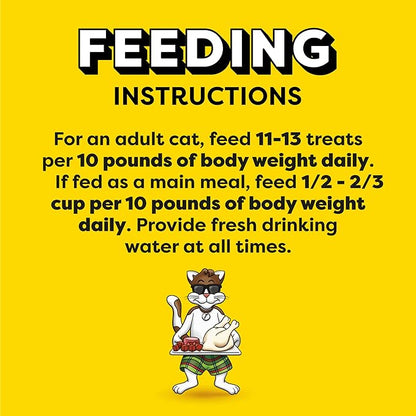 Temptations Cat Treats MixUps Backyard Cookout Flavor Crunchy, Soft Cat Treats, 6.3 oz. Pouch (Pack of 10)
