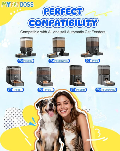 12PCS Desiccant Packets Replacement Compatible with oneisall All Automatic Cat Food Dispenser, Automatic Pet Feeders Cat Dog Feeder, Moisture Control Packs for Storage, Silica Gel Packets