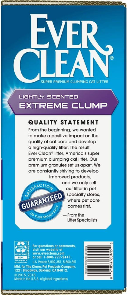 Ever Clean Extreme Clump Clumping Cat Litter, Scented, 25 Pounds, Multicolor (091854604155)