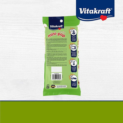 Vitakraft Mini-Pop Treat for Small Animals 6 oz – All-Natural Single-Ingredient Snack - Serve Popped or Unpopped – Enrichment, Chewing, Fun, Natural Teeth Wear – Rabbit, Hamster, Gerbil, Guinea Pig