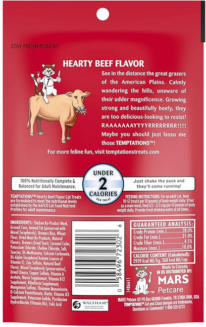 Temptations Cat Treats Temptations Huge Variety Pack, All 9 Flavors: Chicken, Medley, Turkey, Tuna, Catnip Fever, Beef, Surfer, Cookout 1 Pet Paws Notepad (9 Bags Total, 3 Ounces Each), 10 Piece Set