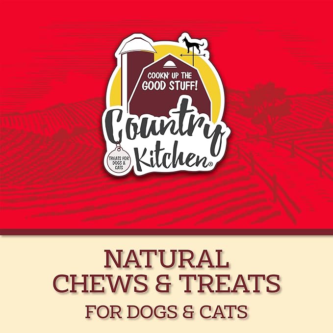 Country Kitchen Duck Jerky Tender Dog Treats, Made with Real Duck, High Protein, Low Fat, No Artificial Colors, 16 oz