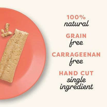Applaws Natural Cat Treats, Grain-Free, Single Ingredient, Whole Protein Fillet, Healthy Snacks with No Artificial Additives (6 x 1.06oz Whole Salmon Loin)