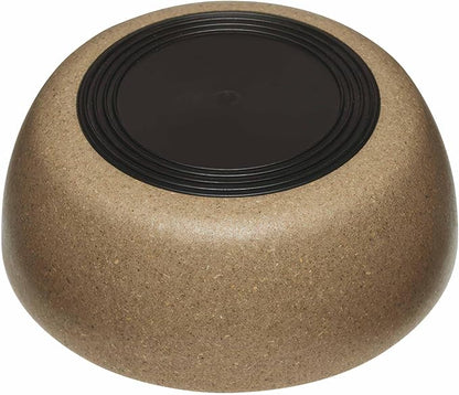 Loving Pets - Dolce Bamboo - Eco-Friendly Pet Bowls & Dishes for Dog, Cats, Puppy Food and Water Bowl -Sustainable and Dishwasher Safe, Made with Real Bamboo (Small, Coffee-Brown)