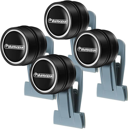 Blulu 4 Pcs Magnetic Seaweed Feeding Clips Saltwater Aquarium Tank Accessories Algae Magnet Seaweed Feeder for Fish and Aquatic Pets, Automatic Fish Feeder