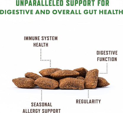 Rocco & Roxie Cat Probiotics, Health Supplement for Cats, Prebiotic & Postbiotic for Digestive + Gut Support, Constipation Relief, Anti Diarrhea, Supplements & Vitamins, Chicken Flavored Crunchy Chews