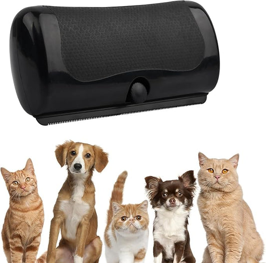 Deshedding Dog Brush Dog Grooming Brush for Shedding Pet Hair Removal Tool for Cats, Dogs, Horses(Color:Black)