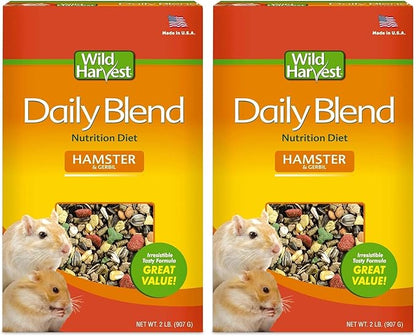 Wild Harvest United pet Group p-83138 32 OZ, Premium Hamster/Gerbil Food (Pack of 2)