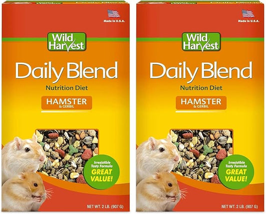 Wild Harvest United pet Group p-83138 32 OZ, Premium Hamster/Gerbil Food (Pack of 2)