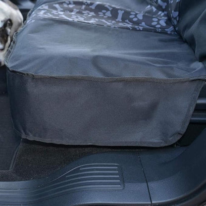 Warner Bros Scooby Doo Rear Back Seat Bench Pet Seat Cover for Cars SUVs Trucks Sedans, Waterproof Heavy Duty Durable Universal Fit Automotive Protection for Dogs Puppy Cats Travel Companions Washable