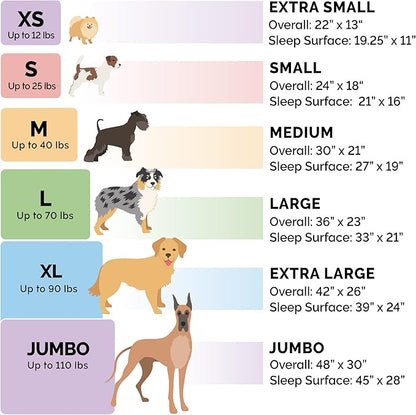 Furhaven Dog Bed for Large Dogs, 100% Washable, Sized to Fit Crates - Sherpa Fleece Bolster Crate Pad - Cream, Extra Large/XL