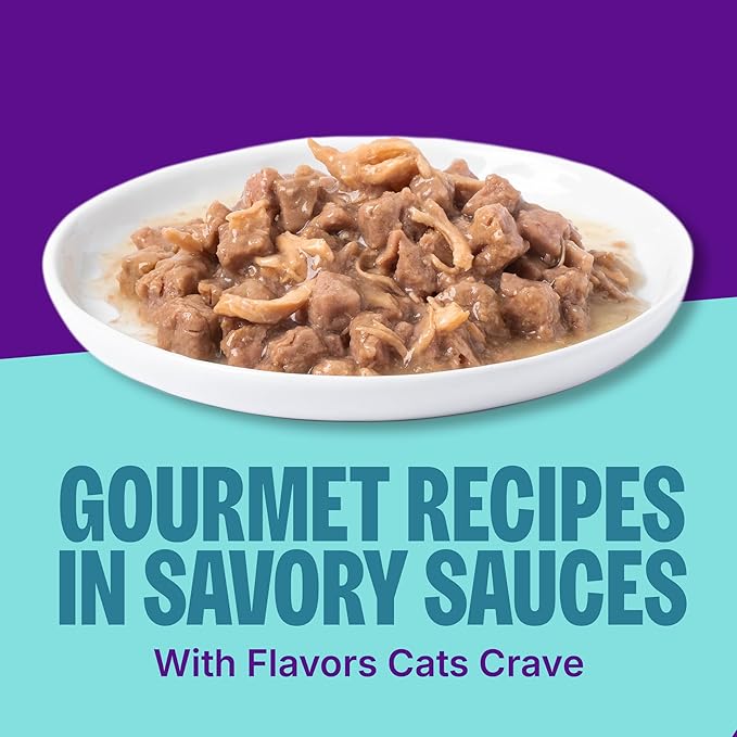 Wellness CORE Signature Selects Chunky Adult Canned Wet Cat Food, Natural, Protein Rich, Grain Free, Beef and Chicken Entrée Recipe, 5.3 oz, Pack of 12 Cans