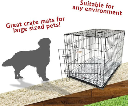 42" Towers Gray Crate Dog Bed Mat By Majestic Pet Products