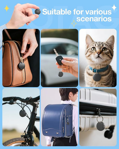 Air Tags for Android,Air Tags-1 Pack Android,2 Year Battery Life,Air Tracker Tags with 1 Lanyard,Google Find Trackers for Google'S Find Hub App,IP65 Waterproof Luggage Tracker for Keys