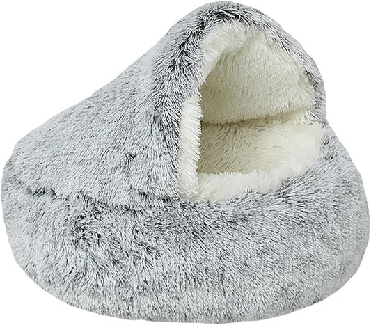 Cat Houses,Cat Beds for Indoor Cats,Cat Sleeping Bag,Small Cat Bed,Cat Condo,Cat Houses & Condos,Winter Warm Shell Semi-Closed Cat Litter Box,Pet Cat Bed,Semi-Enclosed Cat Litter Box