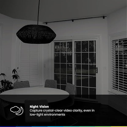 myQ Indoor Plug-in Security Camera Gen 2 – 2K Smart Wi-Fi Camera with Night Vision, Baby and Pet Monitor, Motion Detection and Alerts, 2-Way Audio & App Control, 2 Pack