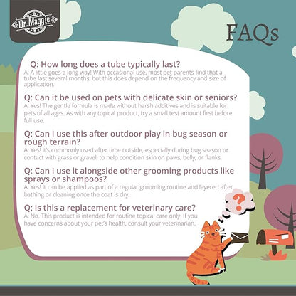 Dr. Maggie Skin Care Ointment for Dogs and Cats | Soothing Skin Support for Minor Irritated Areas | 30g/1 oz