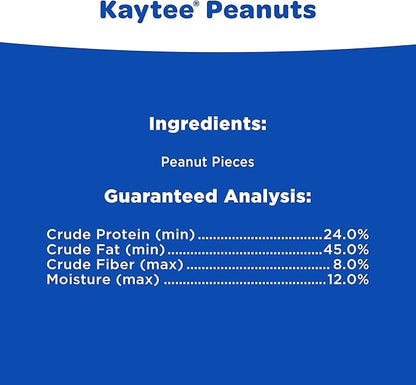 Kaytee Shelled Peanuts for Cardinals, Blue Jays, Woodpeckers and Other Outside Wild Birds, 11 Pounds