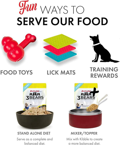 3 Bears Chicken Dog Food - 3lb