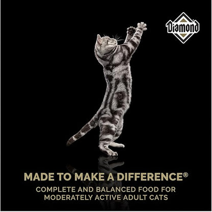 Diamond Maintenance Cat Dry Food 30/15 for Moderately Active Adult Cats 40lb Bag