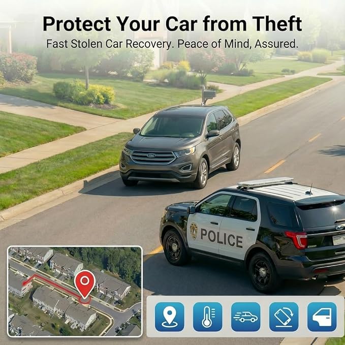 UBITracer Multi-Sensor GPS: in-Car Temperature Monitor + Accurate Car Tracker. Fast Recover Stolen Car. Alert Heatstroke. Long Battery. Low Subscription Fee; Free First Month Service.