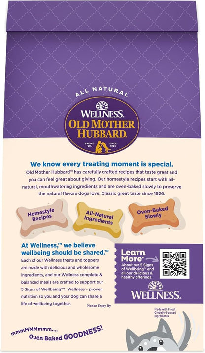 Old Mother Hubbard Wellness Original Mix Dog Biscuits,Natural,Training Treats,Four Flavors,Small Size,(20 Ounce Bag),(Pack of 2)