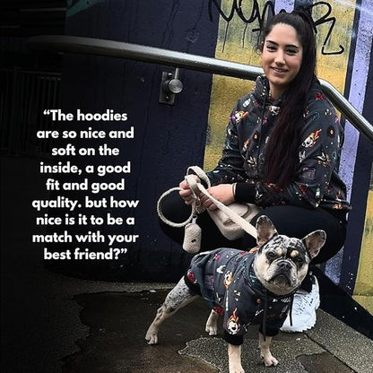 Spark Paws Human Hoodie - Premium Quality, Buttery Soft, Superior Comfort and Fit, Calming Fleece Interior, Suitable for All Styles - Rock and Roll - XL