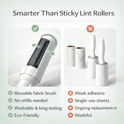Pet Hair Remover Roller- Pet Hair Removal Tool with Strong Grip for Effortless Cleaning- Pet Hair Roller Lifts Fur from Clothes, Furniture & Car- Keep Your Home Fur-Free with Easy Cat Hair Lint Roller