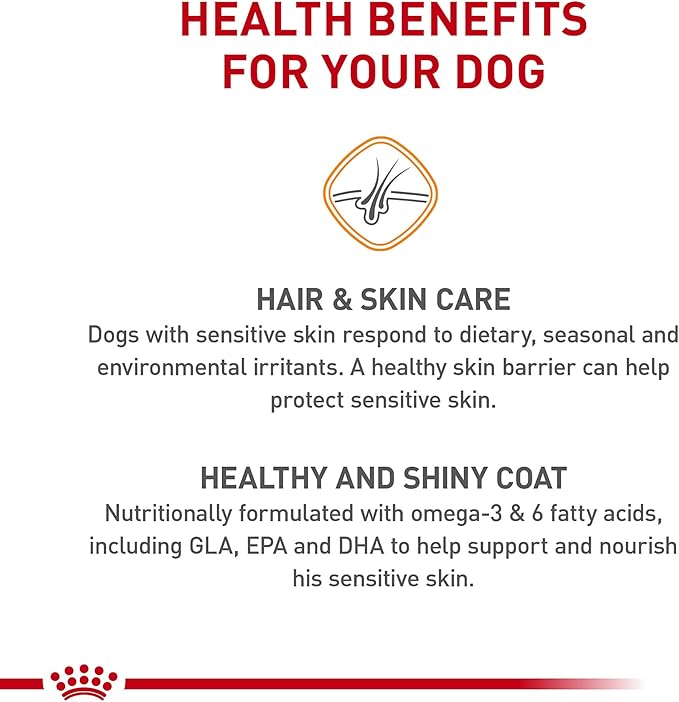 Royal Canin Canine Care Nutrition Large Sensitive Skin Care Adult Dry Dog Food, 30 lb Bag
