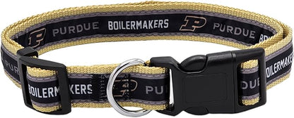 Pets First Collegiate Pet Accessories, Dog Collar, Purdue Boilermakers, Large
