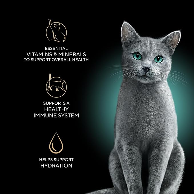 Sheba Perfect Portions Wet Cat Food Cuts in Gravy, Cat Food Wet Recipe, Sustainable Salmon Entree, 2.6 oz. Twin-Pack Trays (24 Count, 48 Servings)