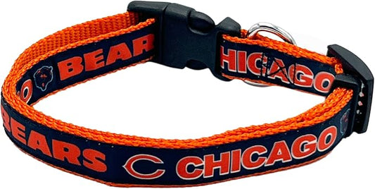 Pets First NFL Chicago Cubs Licensed PET COLLAR, Extra Large - Heavy-Duty, Strong, and Durable Dog Collar. Available in 31 Football Teams and 4 Sizes