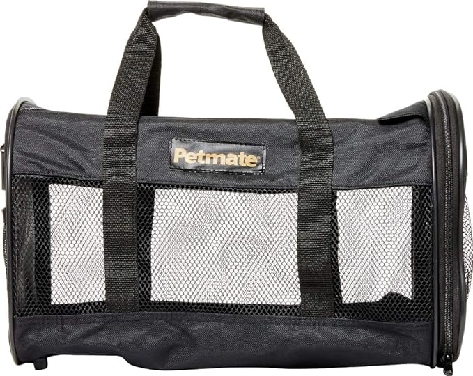 Petmate Soft-Sided Kennel Cab Pet Carrier, Black, for Dogs and Cats Up to 15 Pounds (Pack of 3)