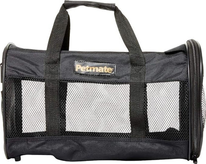 Petmate Soft-Sided Kennel Cab Pet Carrier, Black, for Dogs and Cats Up to 15 Pounds (Pack of 3)