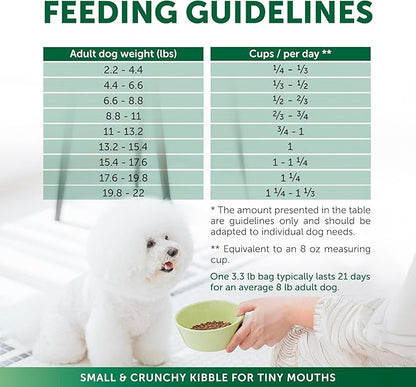 Nature's Protection Grain Free Dry Dog Food for Large Dogs - High Protein, Tear Stain Formula - Bigger Kibble for Adult Dogs with Light Fur (Superior Care - White Fish, 22 lb)