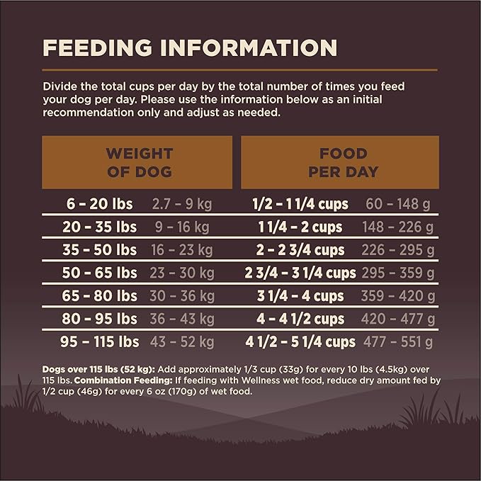 Wellness CORE Dry Dog Food, Grain-Free, High Protein, Natural, Wild Game Duck, Lamb, Wild Boar, & Rabbit Recipe, (26-Pound Bag)