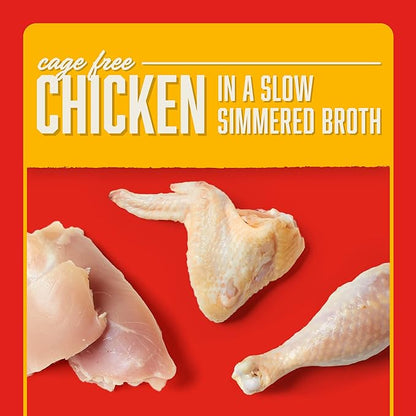 Stella & Chewy's Cage-Free Chicken Shredrs - Premium Dog Food Pouches - Perfect for Picky Eaters - 12 Pack, 2.8oz Each