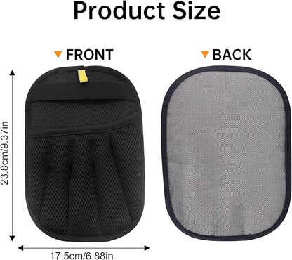Pet Hair Removal Glove | Electrostatic Reusable Cat & Dog Magic Brush Hair Remover Tool for Furniture, Carpet, Couch | Upgraded 5-Finger Design | Gentle Grooming Tool for Pets(Eco-Friendly) (2 PCS)