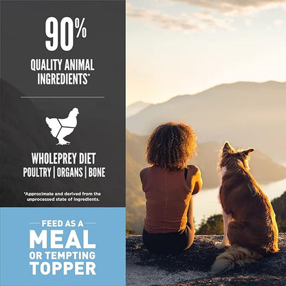 ORIJEN Grain Free High Protein Freeze Dried Dog Food & Topper Original Recipe 16oz Bag