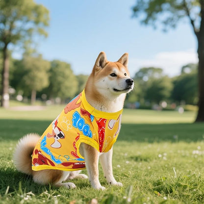 8PCS/Pack Dog Shirts Male for XS Small Dog Boy Sleeveless T Shirts Soft Stretchy Cats Doggie Puppy Tank Top Tee Vest