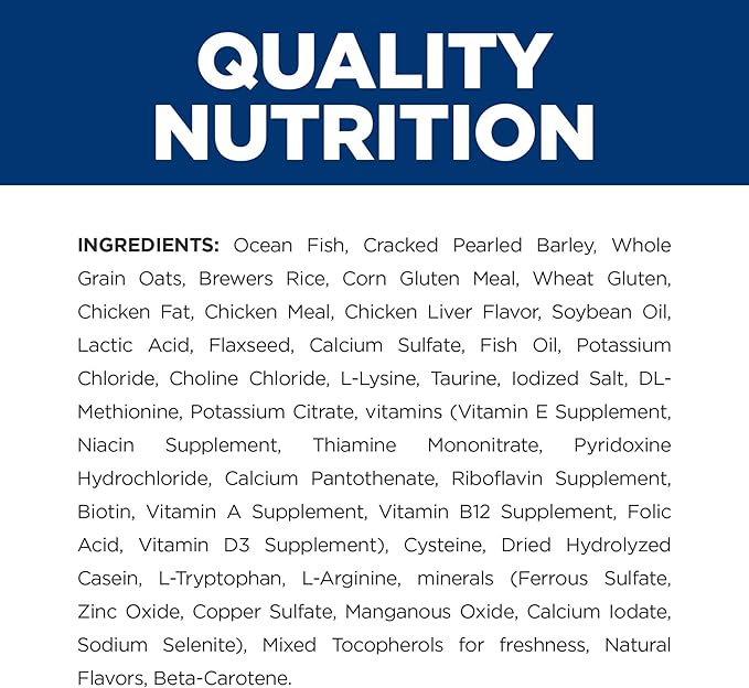 Hill's Prescription Diet c/d Multicare Stress Urinary Care Dry Cat Food, Ocean Fish, 17.6 lb. Bag