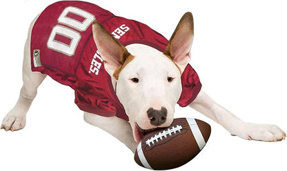 Pets First NCAA College Florida State Seminoles Mesh Jersey for DOGS & CATS, X-Small.Licensed Dog Jersey with your Favorite Football/Basketball College Team