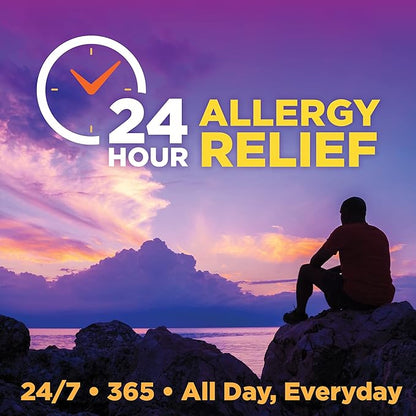 Amazon Basic Care All Day Allergy Relief, Fexofenadine Hydrochloride Tablets, 180 mg, Antihistamine, Non-Drowsy, 24-Hour Relief for Sneezing, Itchy Eyes, Runny Nose, Hay Fever, 150 Count