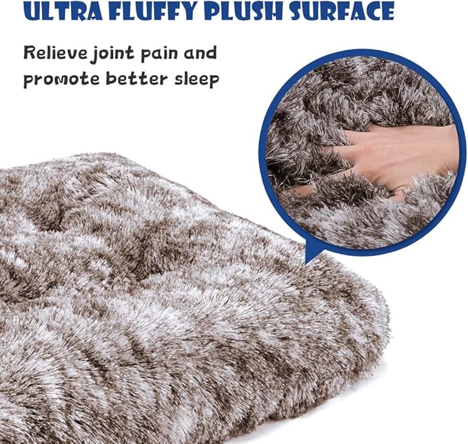 ULIGOTA Dog Crate Pad for Large Dogs, 36 inch, Deluxe Plush Anti-Slip Pet Bed, Fully Kennel Pad