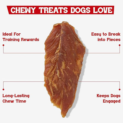 Beefeaters Chicken Jerky Strips for Dogs 24oz, 100% Real Chicken Breast, Oven-Baked, Grain-Free Dog Treats for Training & Rewards, High Protein, Low Fat, Resealable Bag, All Life Stages
