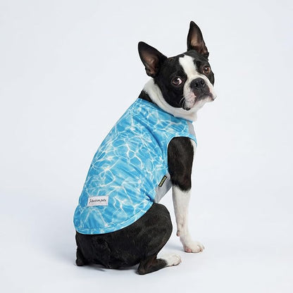 Fitwarm 2 Pack Marine UPF 50+ UV Sun Protection Dog Shirt, Lightweight Cooling Vest, Quick Dry Summer Clothes for Small Dogs Boy Girl, Pet Outfit, Sky Blue, Mint Green, XXL