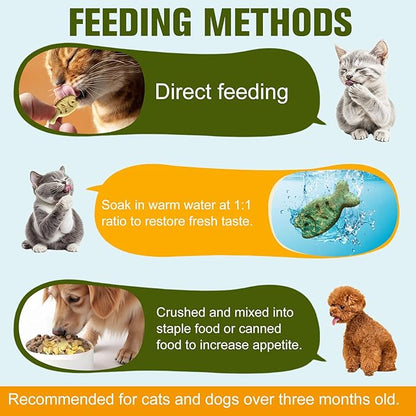 Dehydrated Cat and Dog Food Quail Egg Yolk & Pumpkin Flavor Grain Free High Protein 57% Frozen Chicken Breast, Healthy Tasty Snacks for Cats Dogs Training,Wholesome and Delicious Dog Food for Pets
