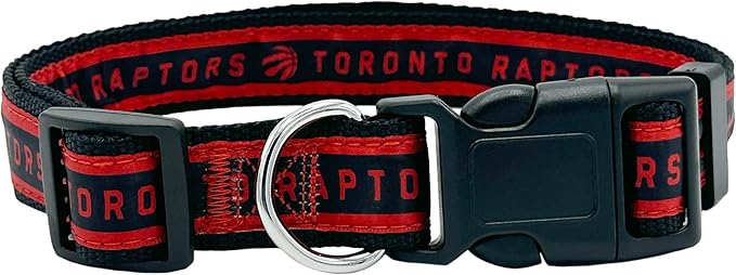 New & Improved Pets First NBA Toronto Raptors Dog & Cat Collar, Size Small Basketball Team Collar