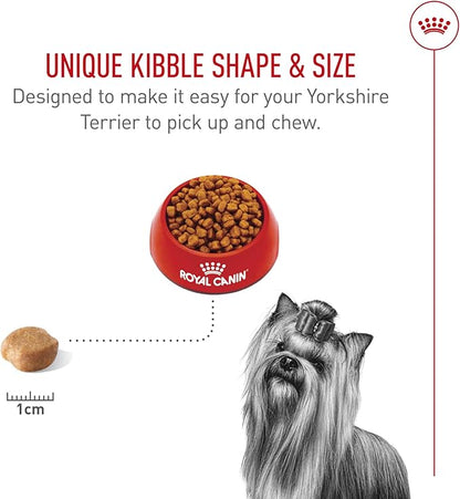 Royal Canin Breed Health Nutrition Yorkshire Terrier Adult Dry Dog Food, 10 lb Bag