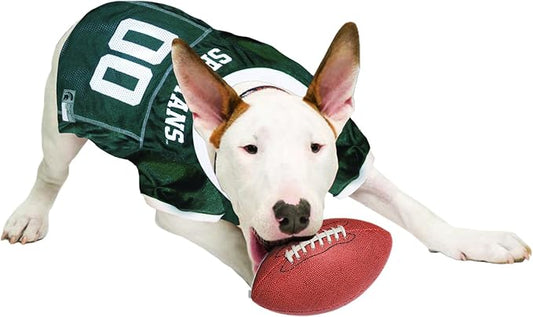 Pets First NCAA College Michigan State Spartans Mesh Jersey for Dogs & Cats, Size XX-Large, Licensed Dog Jersey with Your Favorite Football/Basketball College Team (Pack of 2)
